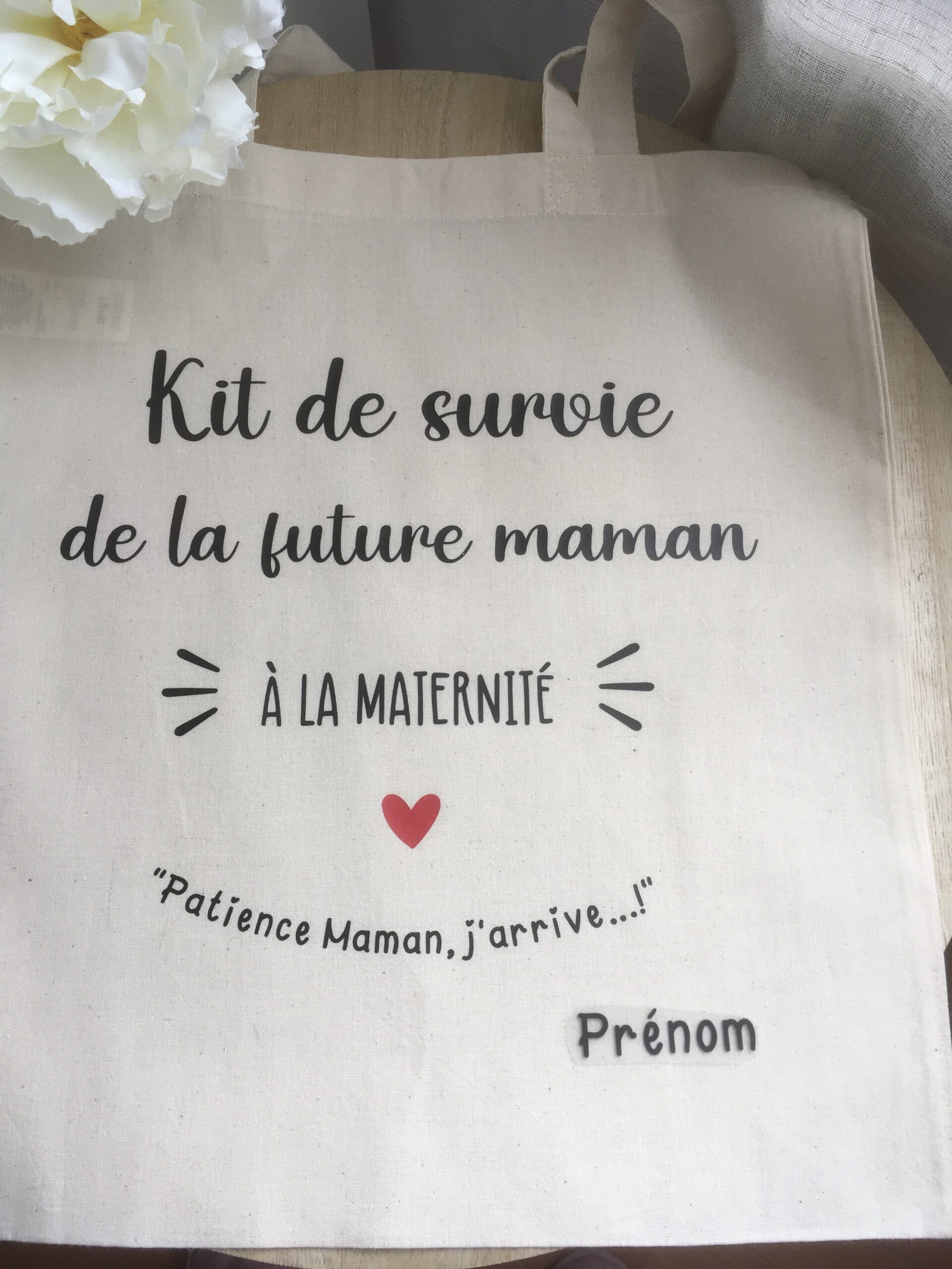 tote bag "kit de survie" maternité maman tote bag "kit de survie" maternité maman