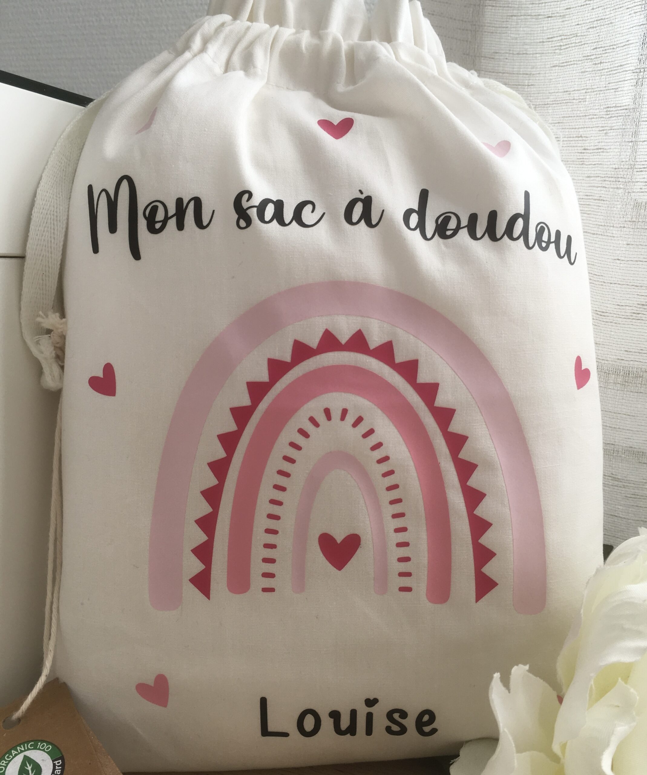 pochon coton bio sac à doudou pochon coton bio sac à doudou