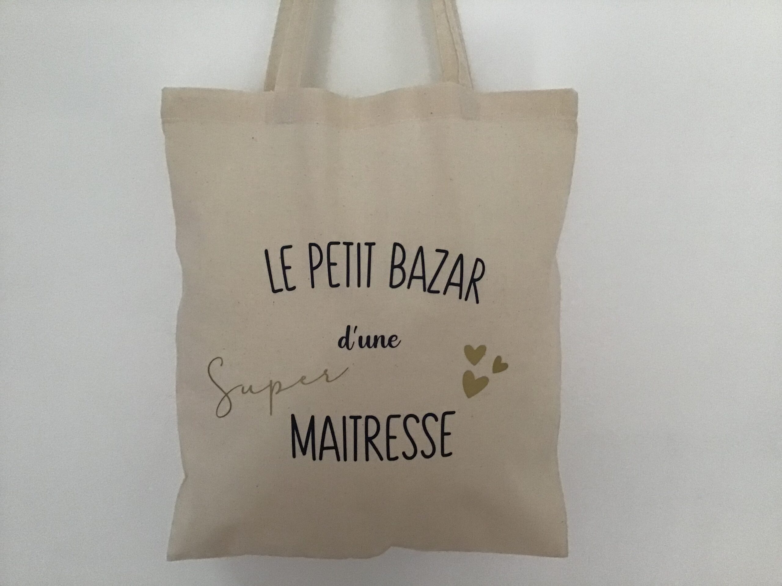 tote bag "kit de survie" super maitresse tote bag "kit de survie" super maitresse