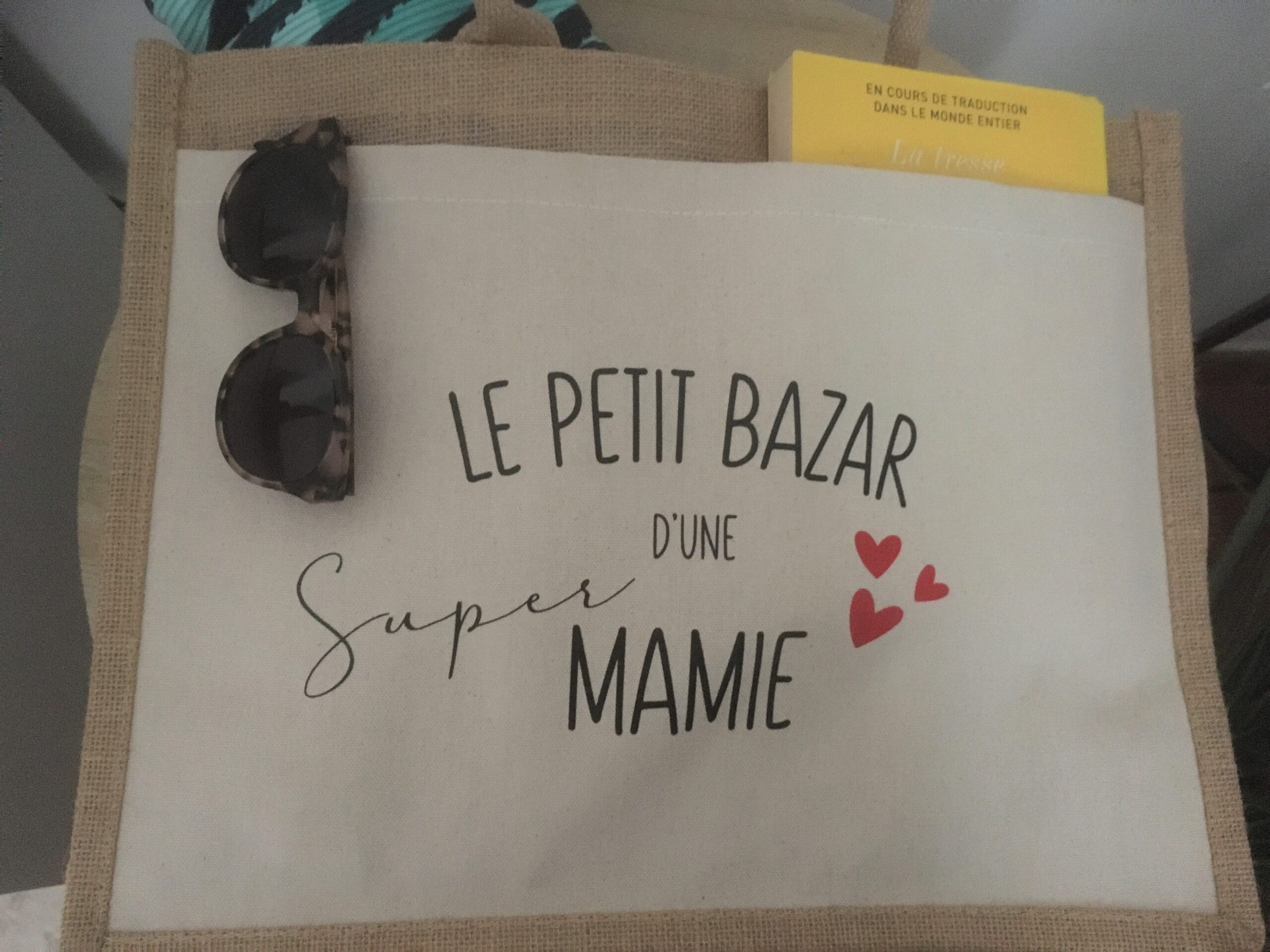 Sac jute personnalisé – Mamie – Image 2