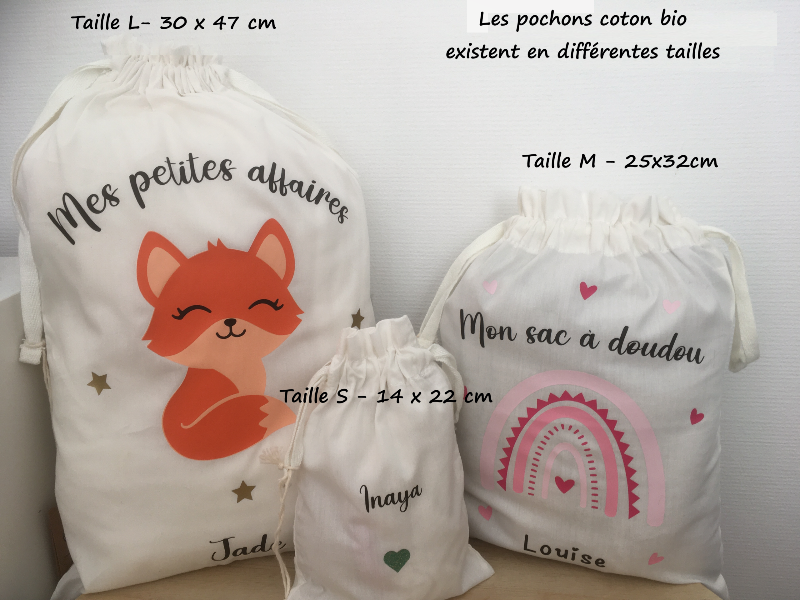 Pochon coton bio - Sac à doudou – Image 3