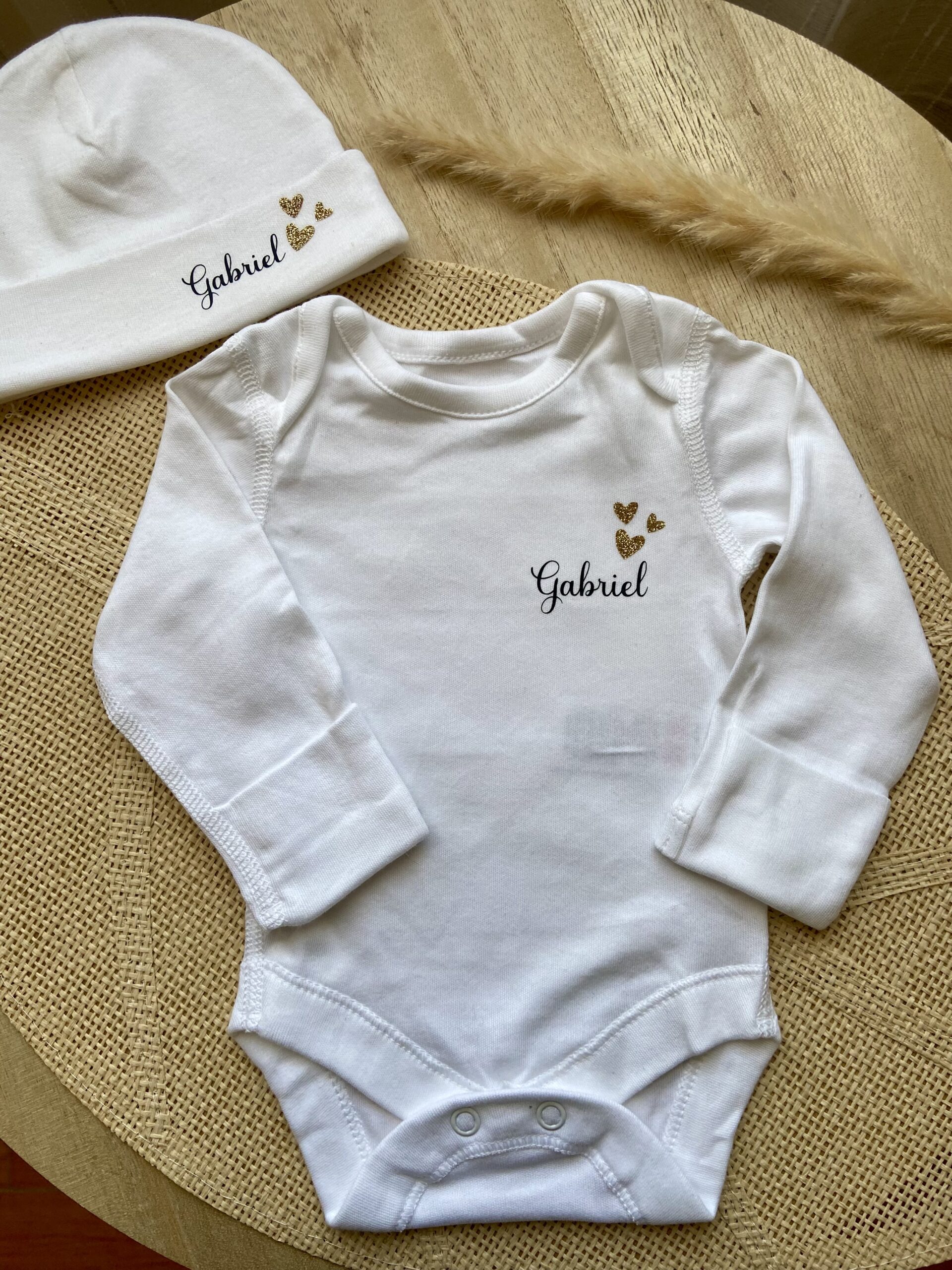 ensemble tenue de naissance bébé coton – coffret personnalisable ensemble tenue de naissance bébé coton – coffret personnalisable